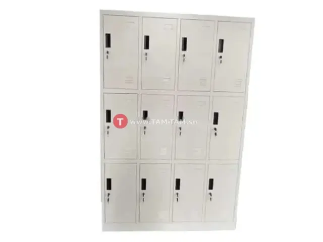 ARMOIRE METAL A CASIERS 12 COMPTMTS KD-046