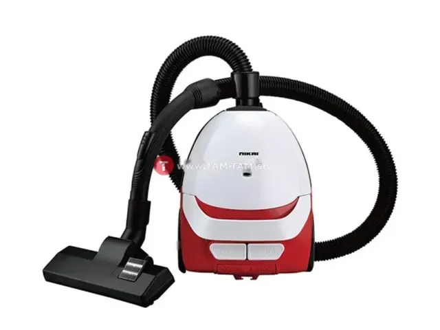 ASPIRATEUR 1.5L NIKAI PLASTIQUE NVC2302A1 ROUGE /BLANC