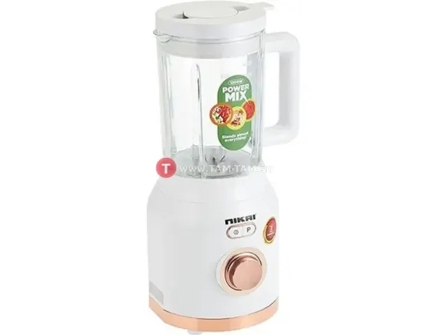 MIXEUR 1.8L NIKAI NB5900G EN VERRE BLANC