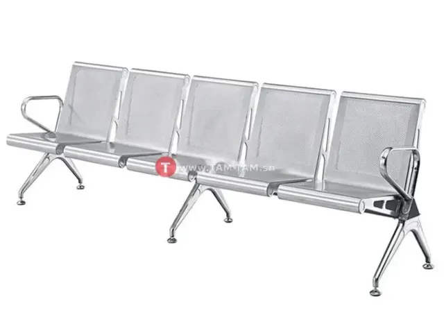 BANQUETTE 5 PLACES METAL