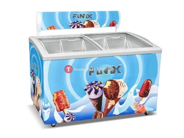 CONGELATEUR HORIZONTAL VITRINE 500L FINIX